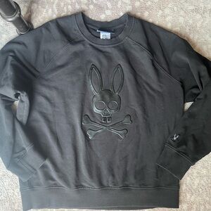 Psycho Bunny Black Crewneck Sweatshirt